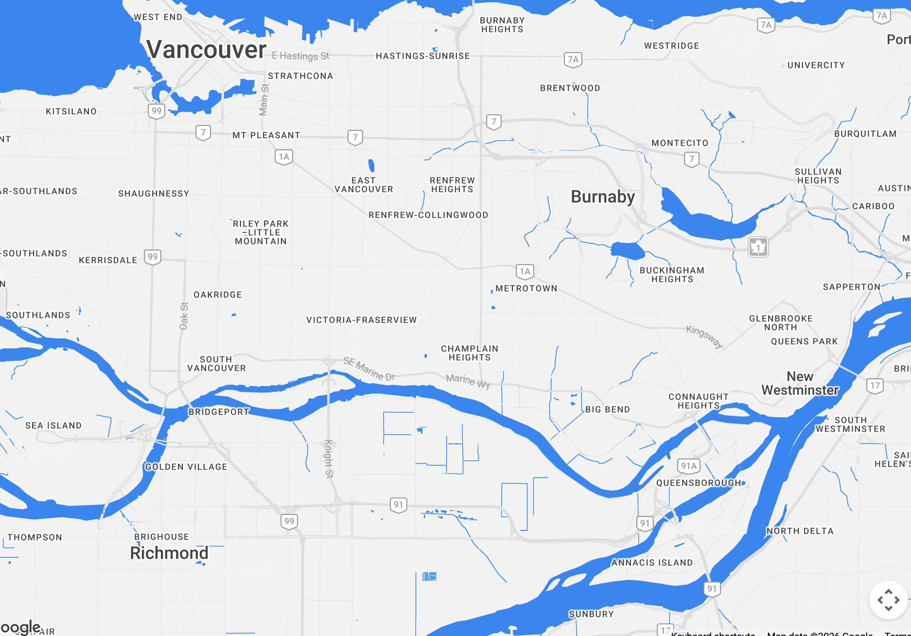 Fleet locations